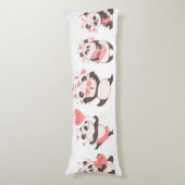 Panda Love Lichaamskussen (Voorkant Verticaal)