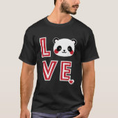 Panda Love Panda For T-shirt (Voorkant)