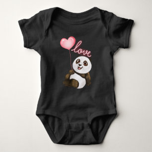 Panda Love Romper