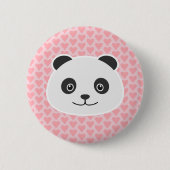 Panda Love Ronde Button 5,7 Cm (Voorkant)