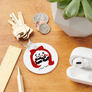 Panda Love Sleutelhanger