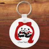 Panda Love Sleutelhanger (Voorkant)