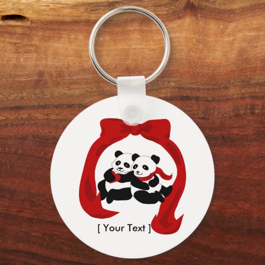 Panda Love Sleutelhanger (Voorkant)