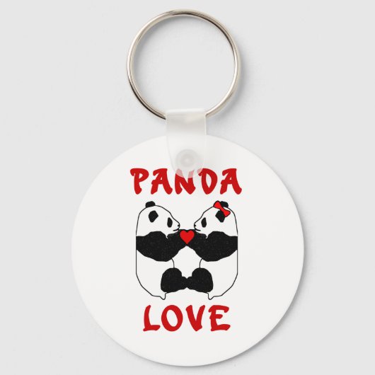 Panda Love Sleutelhanger (Voorkant)