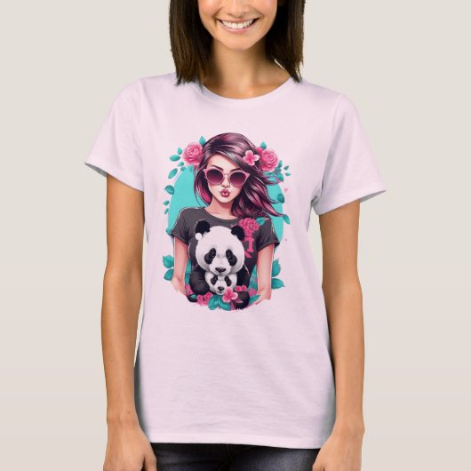 Panda Love T-shirt (Voorkant)