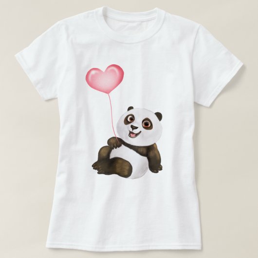 Panda Love T-shirt (Design voorkant)