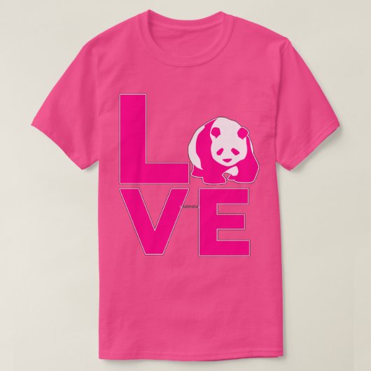 Panda Lover 21 T-shirt (Design voorkant)