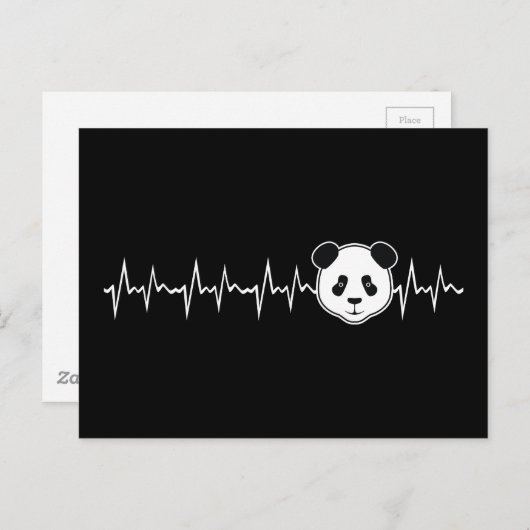 Panda Lover Briefkaart (Voorkant / Achterkant)