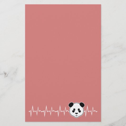 Panda Lover Briefpapier (Voorkant)