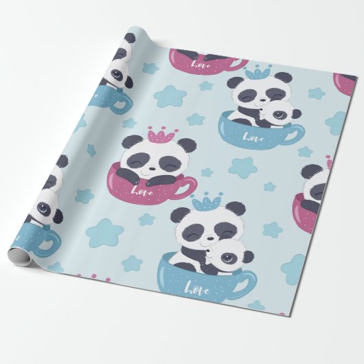 Panda Lover | De Panda is een nastraal dier Cadeaupapier (Uitgerold)