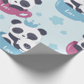 Panda Lover | De Panda is een nastraal dier Cadeaupapier (Hoek)