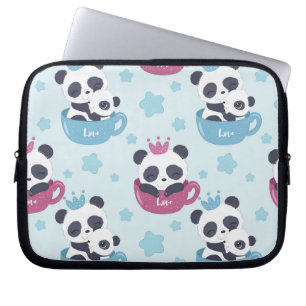Panda Lover De Panda is een nastraal dier Laptop Sleeve