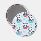 Panda Lover | De Panda is een nastraal dier Magneet (Voorkant / Achterkant)