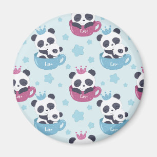 Panda Lover De Panda is een nastraal dier Magneet