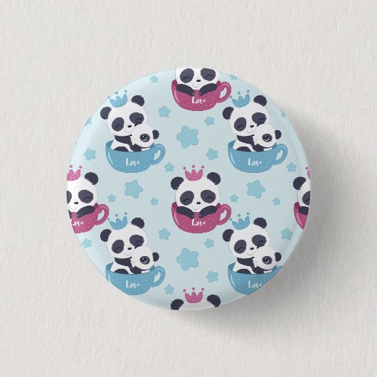 Panda Lover | De Panda is een nastraal dier Ronde Button 3,2 Cm (Voorkant)