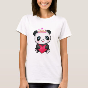 Panda Lover Fan Gift Valentijnsdag Heart Cadeau T-shirt