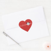 Panda Lover Hart Sticker (Envelop)