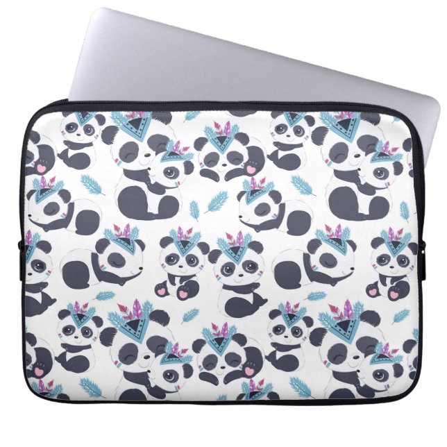 Panda Lover | Het is zoals de Panda Laptop Sleeve (Voorkant)