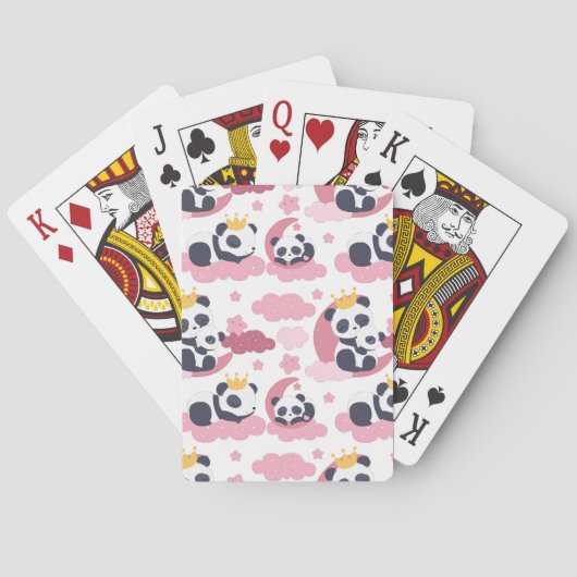 Panda Lover | I Am Nicknamed As Panda Pokerkaarten (Achterkant)