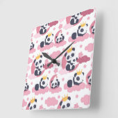 Panda Lover | I Am Nicknamed As Panda Vierkante Klok (Hoek)