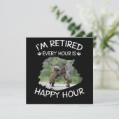 Panda Lover | Ik ben gepensioneerd Elk uur is gelu Kaart (Staand voorkant)