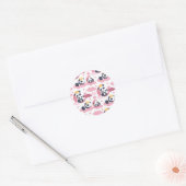 Panda Lover | Ik ben Nickname Panda Ronde Sticker (Envelop)