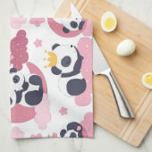 Panda Lover | Ik ben Nickname Panda Theedoek (Quarter Fold)