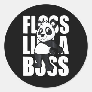 Panda Lover   Kalm houden en houden van liefde Pan Ronde Sticker