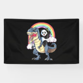 Panda Lover | Kalm houden en houden van liefde Pan Spandoek (Horizontaal)