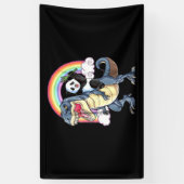 Panda Lover | Kalm houden en houden van liefde Pan Spandoek (Verticaal)