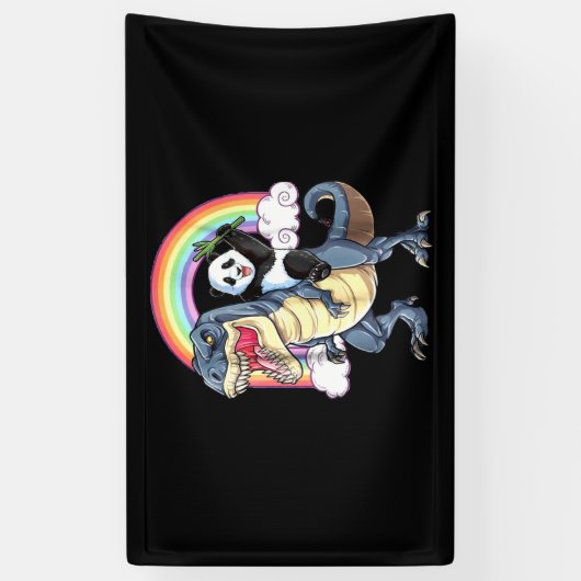 Panda Lover | Kalm houden en houden van liefde Pan Spandoek (Verticaal)
