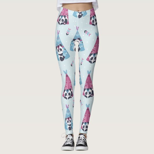 Panda Lover | Net als Panda Leggings (Voorkant)