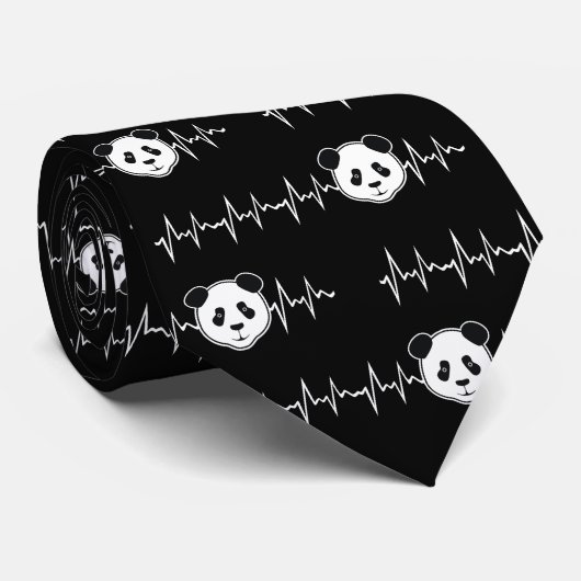 Panda Lover Stropdas (Opgerold)