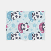 Panda Lover | The Panda Is A Nasty Animal Fleece Deken (Voorkant (Horizontaal))