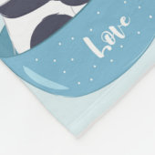 Panda Lover | The Panda Is A Nasty Animal Fleece Deken (Hoek)