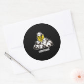 Panda Lovers | Cute Panda Funny Pandemic Ronde Sticker (Envelop)