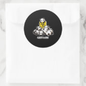 Panda Lovers | Cute Panda Funny Pandemic Ronde Sticker (Tas)