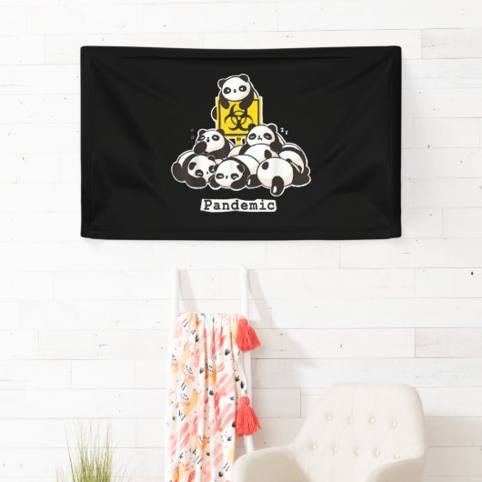 Panda Lovers | Cute Panda Funny Pandemic Spandoek (Insitu)