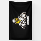Panda Lovers | Cute Panda Funny Pandemic Spandoek (Verticaal)