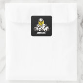 Panda Lovers | Cute Panda Funny Pandemic Vierkante Sticker (Tas)