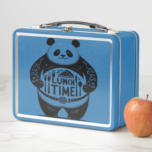 Panda Lunch Box - Crunch, Munch, Smile! (In situ)