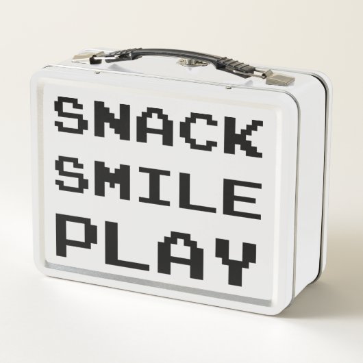 Panda Lunch Box - Snack, Smile, Play! (Achterkant)