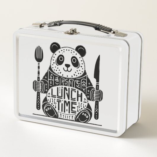 Panda Lunch Box - Snack, Smile, Play! (Voorkant)