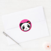 Panda Luv! Ronde Sticker (Envelop)