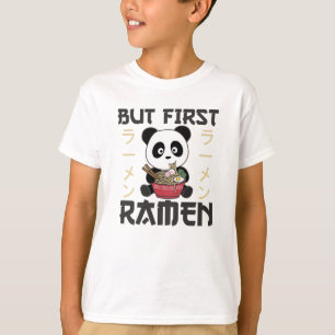 Panda, maar eerst Ramen Sweet Kawaii Noodle Pandas T-shirt