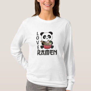 Panda, maar eerst Ramen Sweet Kawaii Noodle Pandas T-shirt