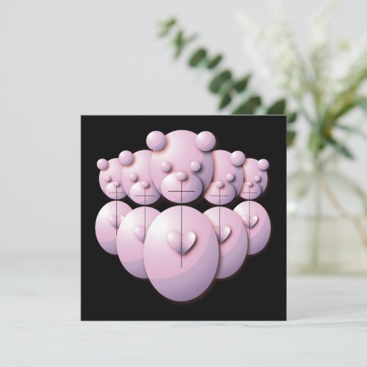 panda macht kaart (Staand voorkant)