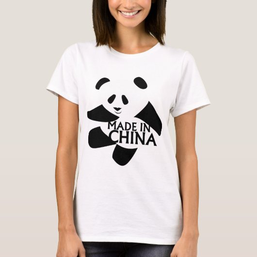 Panda, Made in China T-shirt (Voorkant)