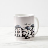 Panda Magic: Een Mok vol schattigheid Koffie Mok (Voorkant rechts)