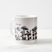 Panda Magic: Een Mok vol schattigheid Koffie Mok (Voorkant links)